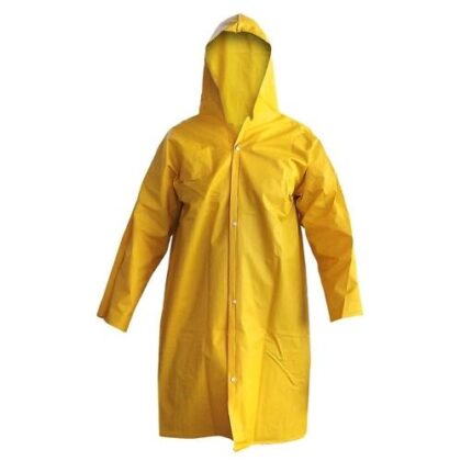 CAPA DE CHUVA FORRADA AMARELA