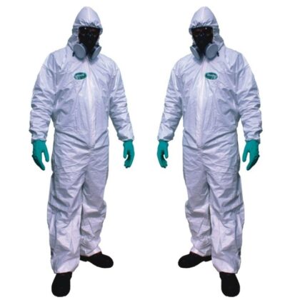 MACACÃO DE PROTEÇÃO QUÍMICA BRANCO