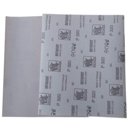 FOLHA DE LIXA SECA RHYNODRY WHITE INDASA