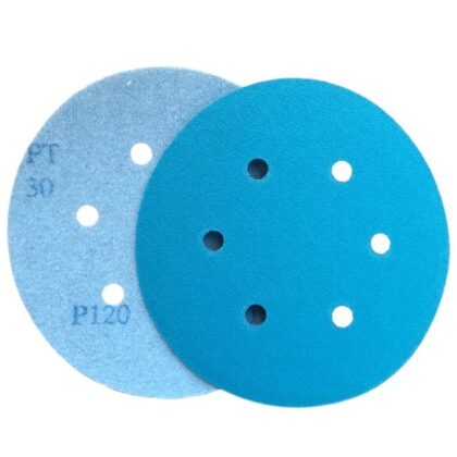 DISCO C/ VELCRO ROQUITE SA331 AZUL 150MM - 6 FUROS DEERFOS