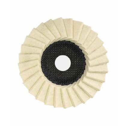 DISCO FLAP DE FELTRO P/ POLIMENTO 115MM - 4 1/2"