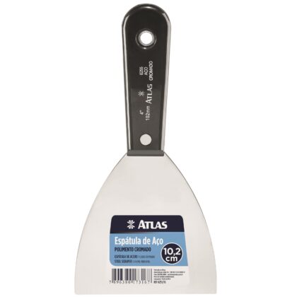 ESPÁTULA DE AÇO CROMADO 10CM ATLAS